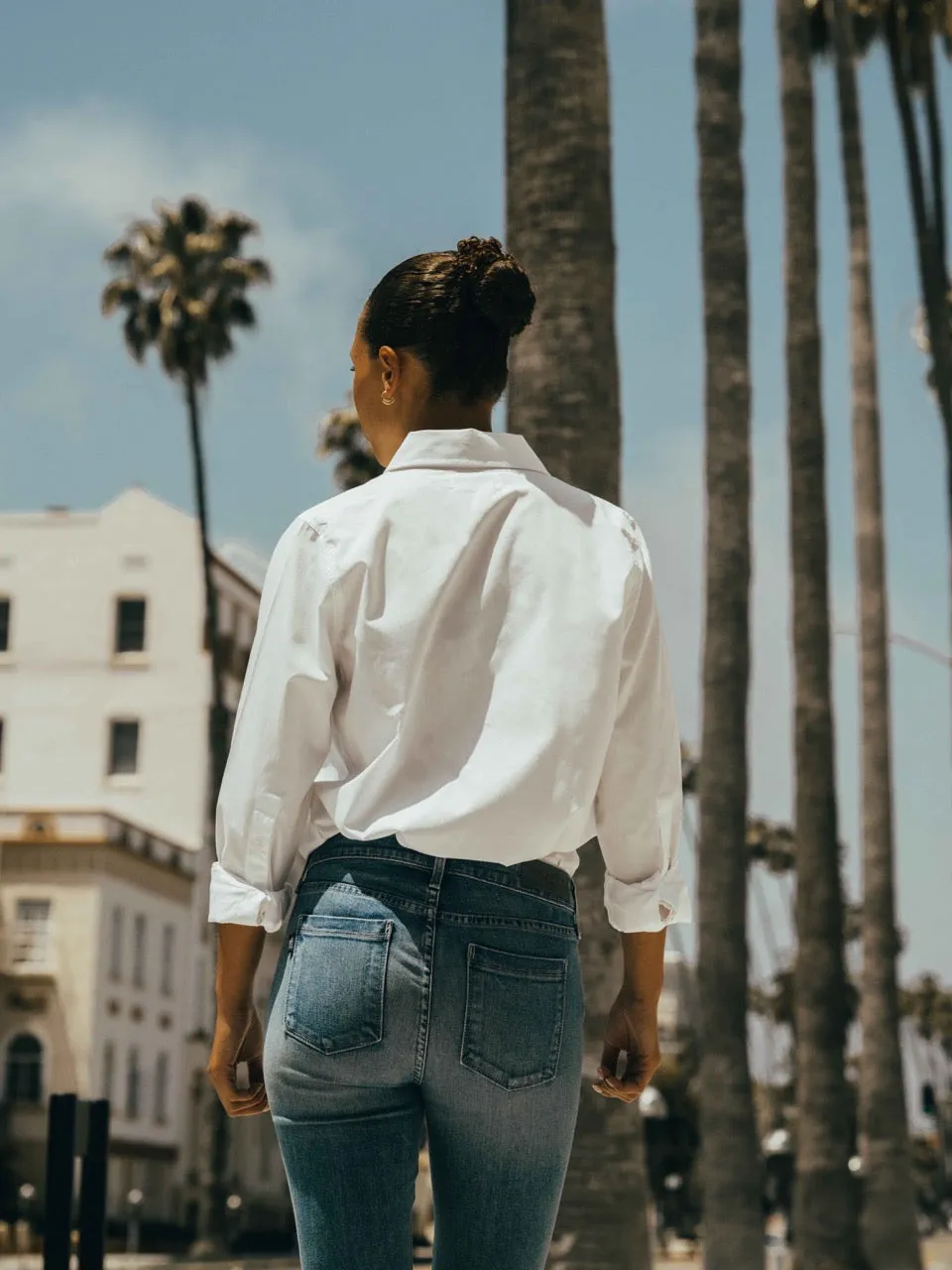 Billy Classic Button Down In White