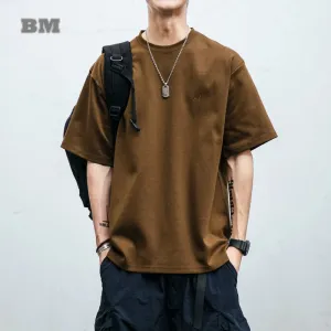 Japanese Streetwear High Quality Oversized T-Shirts - Short Sleeve Tops