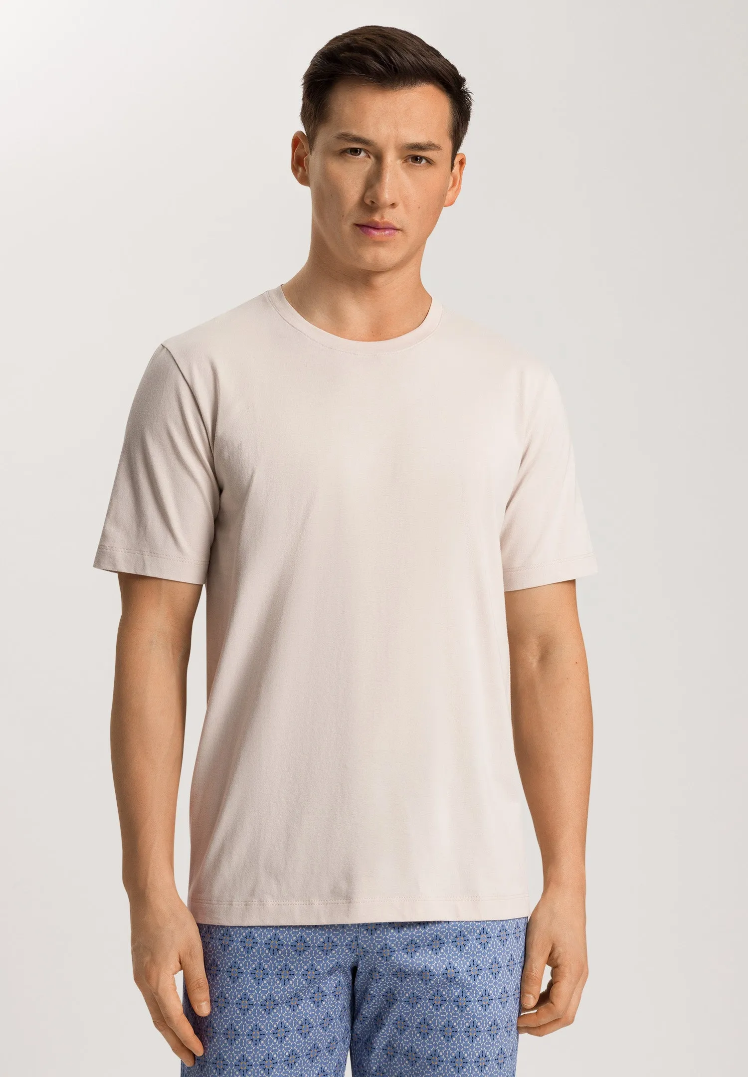 Living Shirts Jersey Cotton Crew Neck T-Shirt | Silver Grey 75050-2685