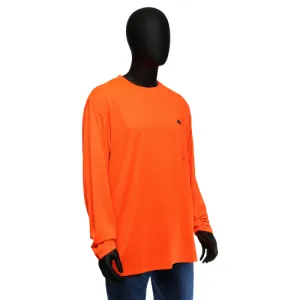 Neon Yellow or Orange Long Sleeve Shirt, 47407, Hi-Viz, Non-ANSI