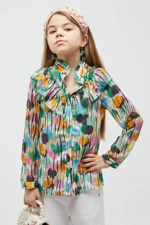 One Friday Multi Colored Printed Top